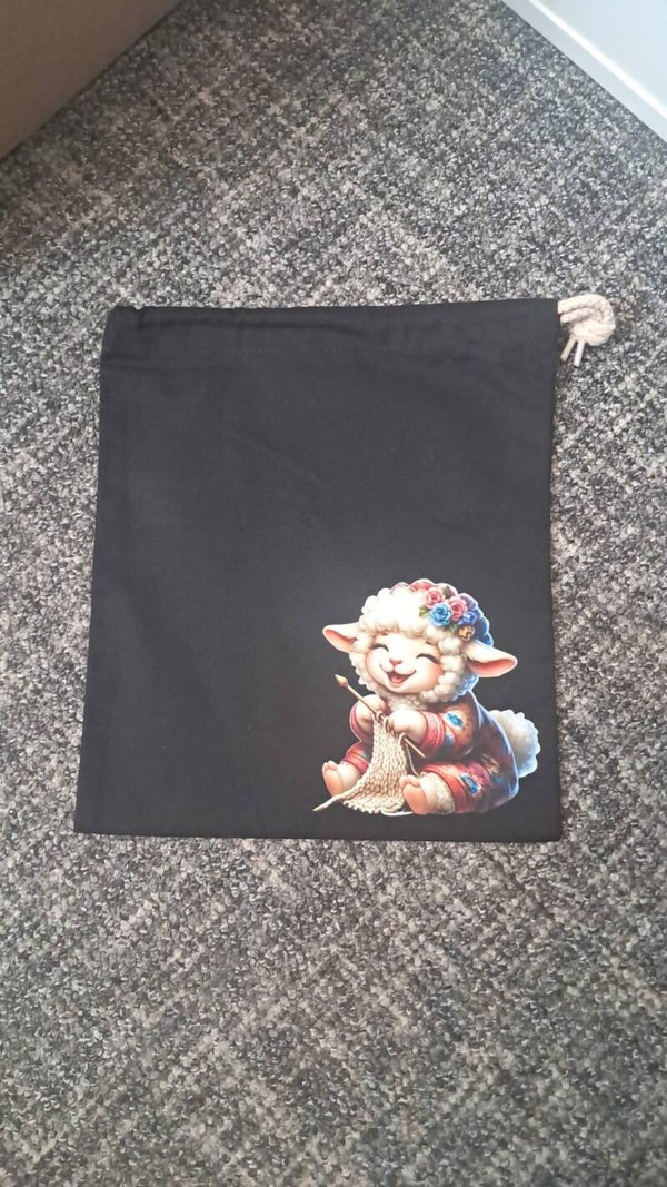 Bij Franka Project Bag 25x30 cm Schaap