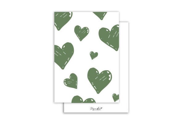 Kaart hartje groen