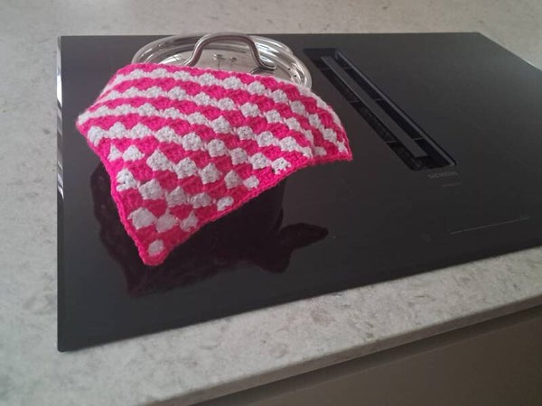 Workshop corner to corner haken pannenlap