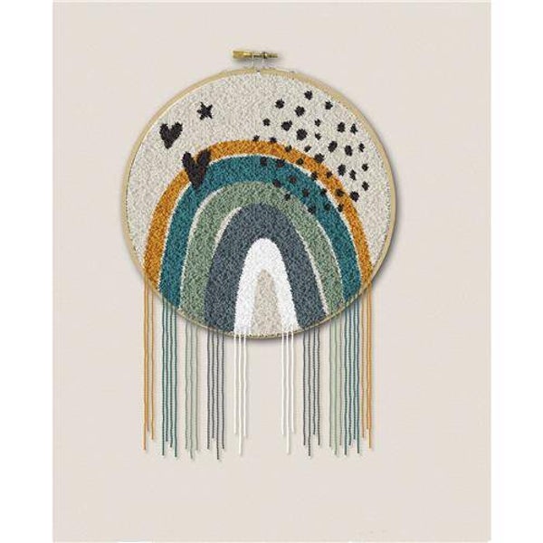 Punchpakket regenboog 07 (17,8 cm rond)