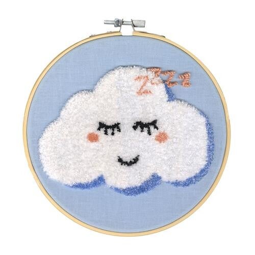 Punchpakket wolk blauw nr 18 (17,8 cm rond)