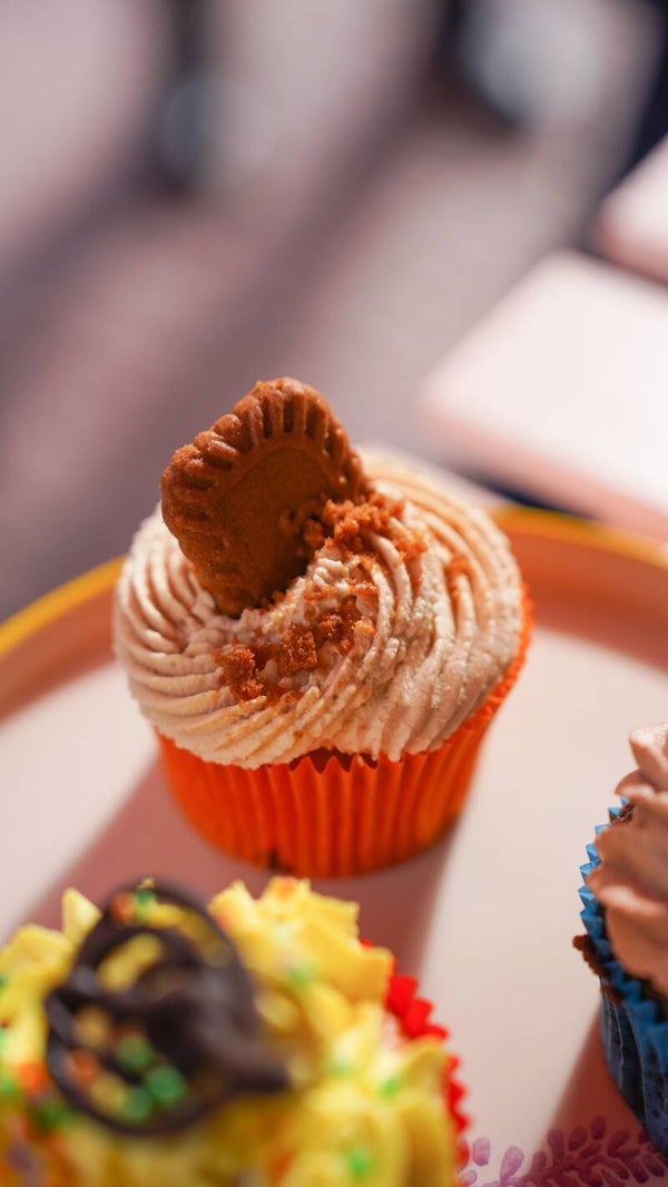 Orange cupcake
