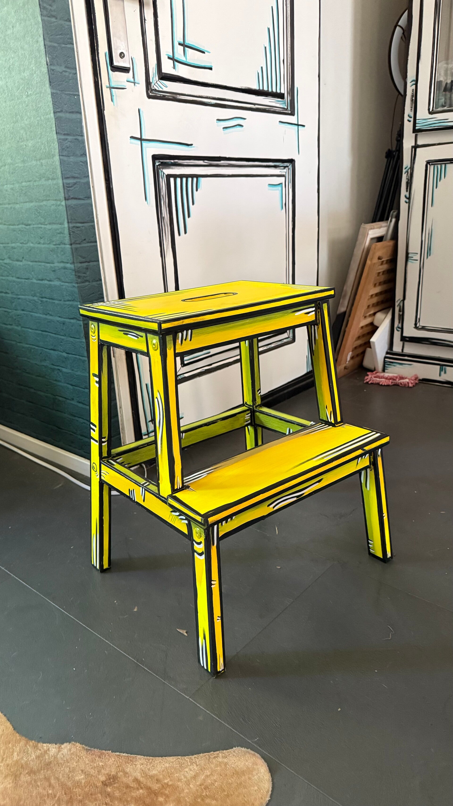 Opstapkrukje Yellow