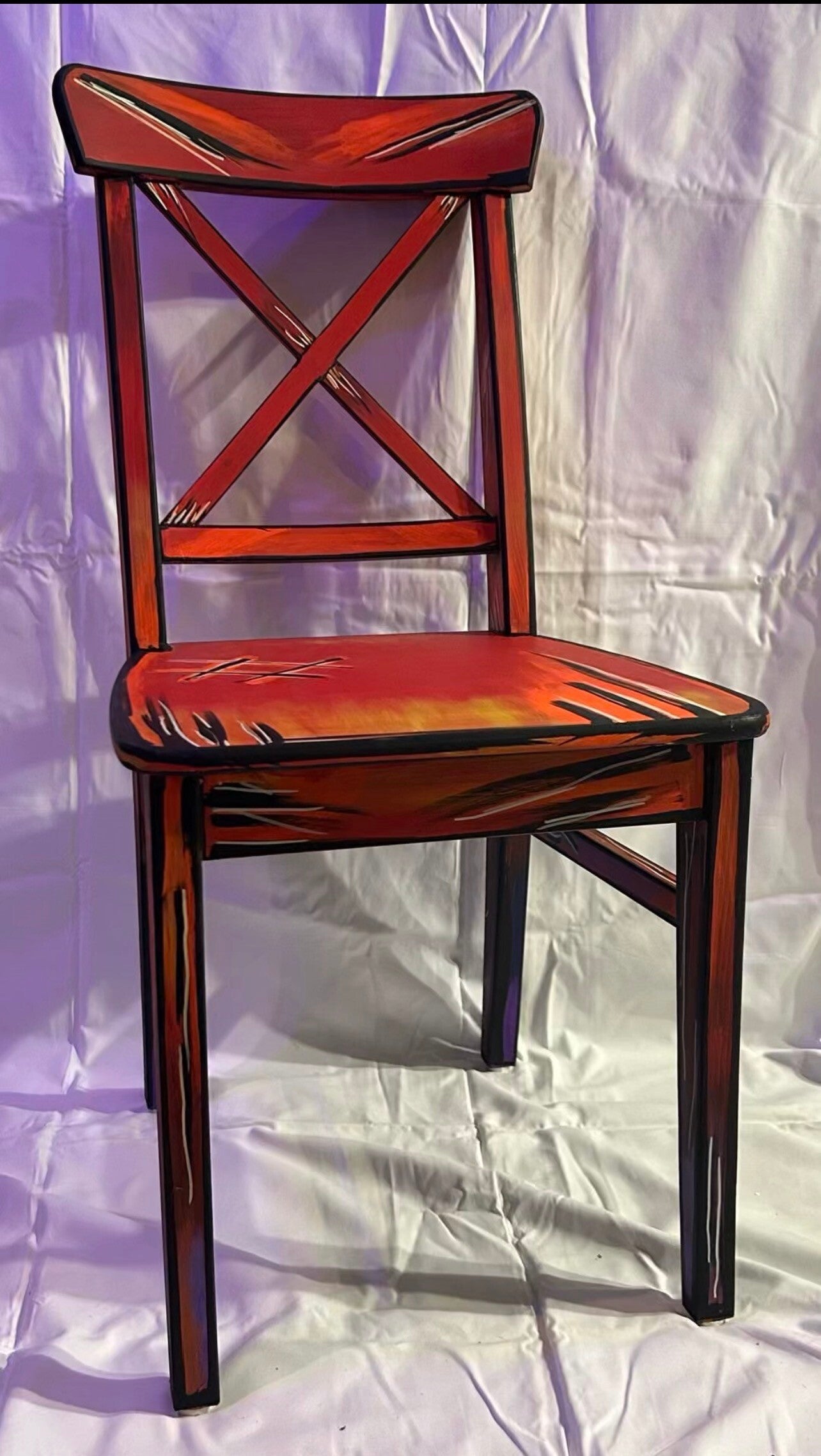 Stoel ‘rood’ UV