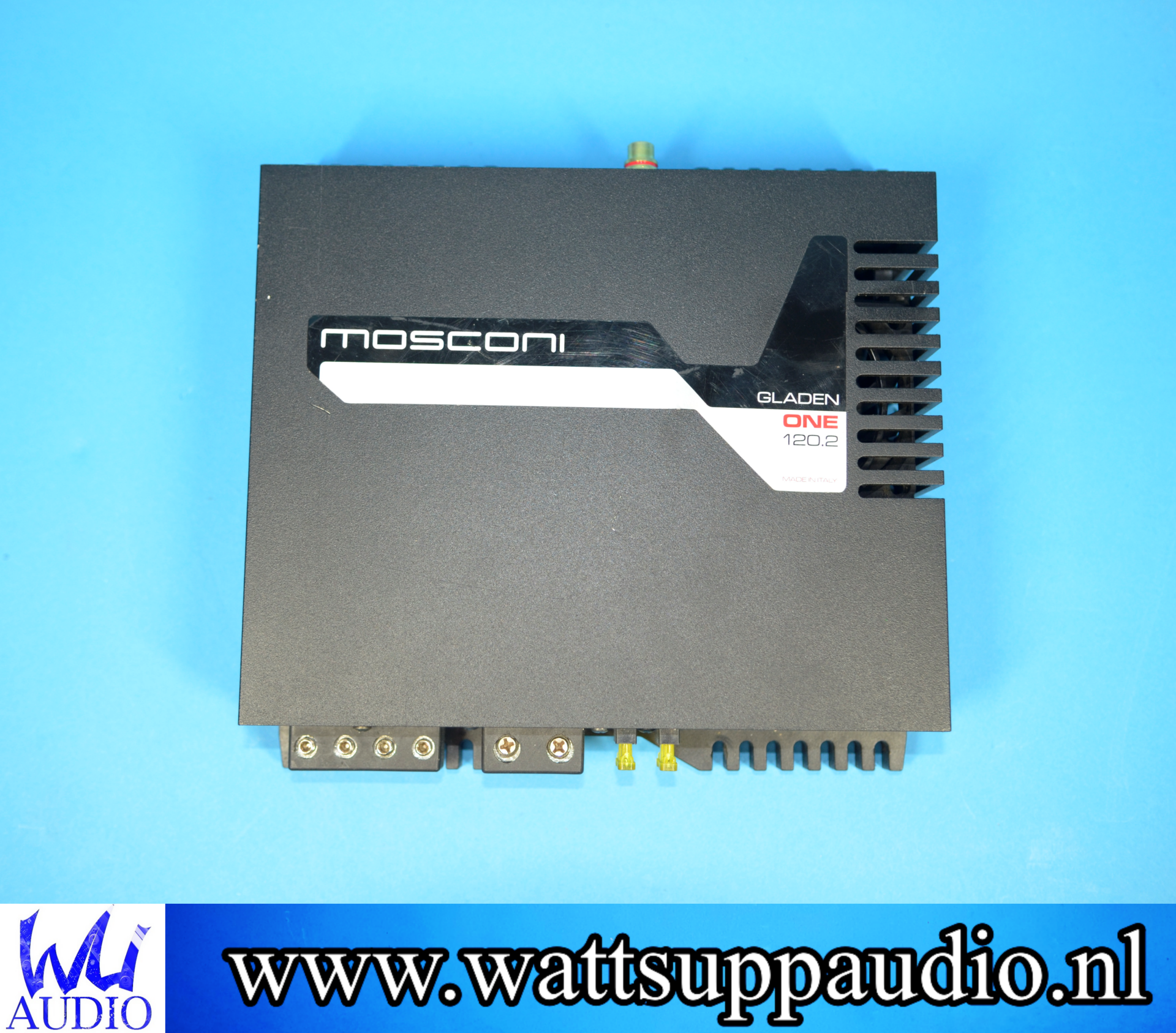 Mosconi ONE 120.2 2 channel / mono amplifier | Wattsuppaudio