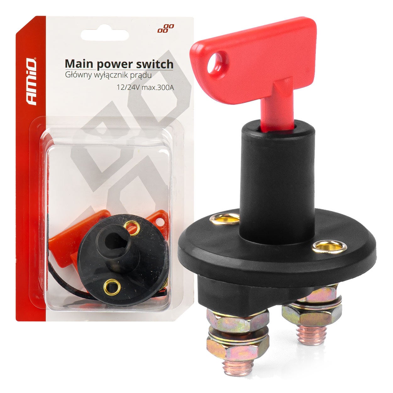 Main switch 12/24V max 150A, peak 300A