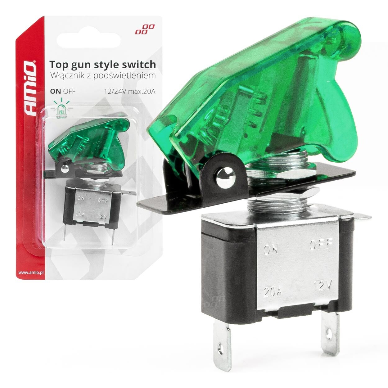 Top Gun switch with LED