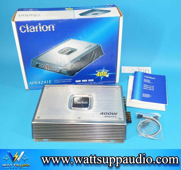 Clarion APX4241E 4 channel amplifier