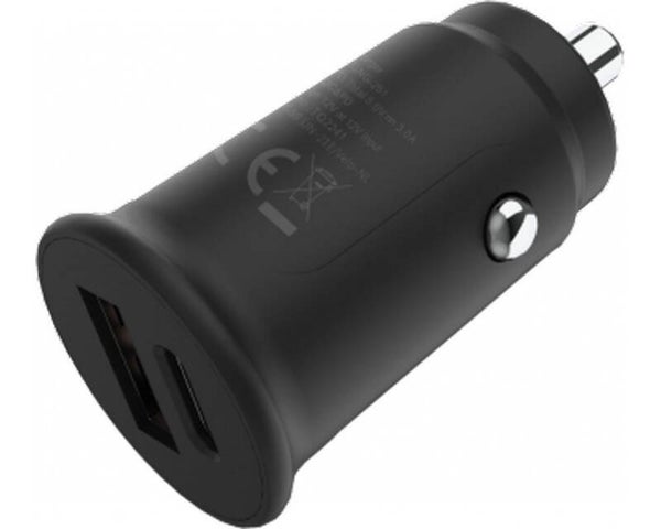 ACV 30W USB-C + USB-A Car Charger - Black