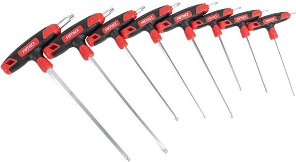 AMiO T-Handle torx key set 8 pcs AMIO-04827