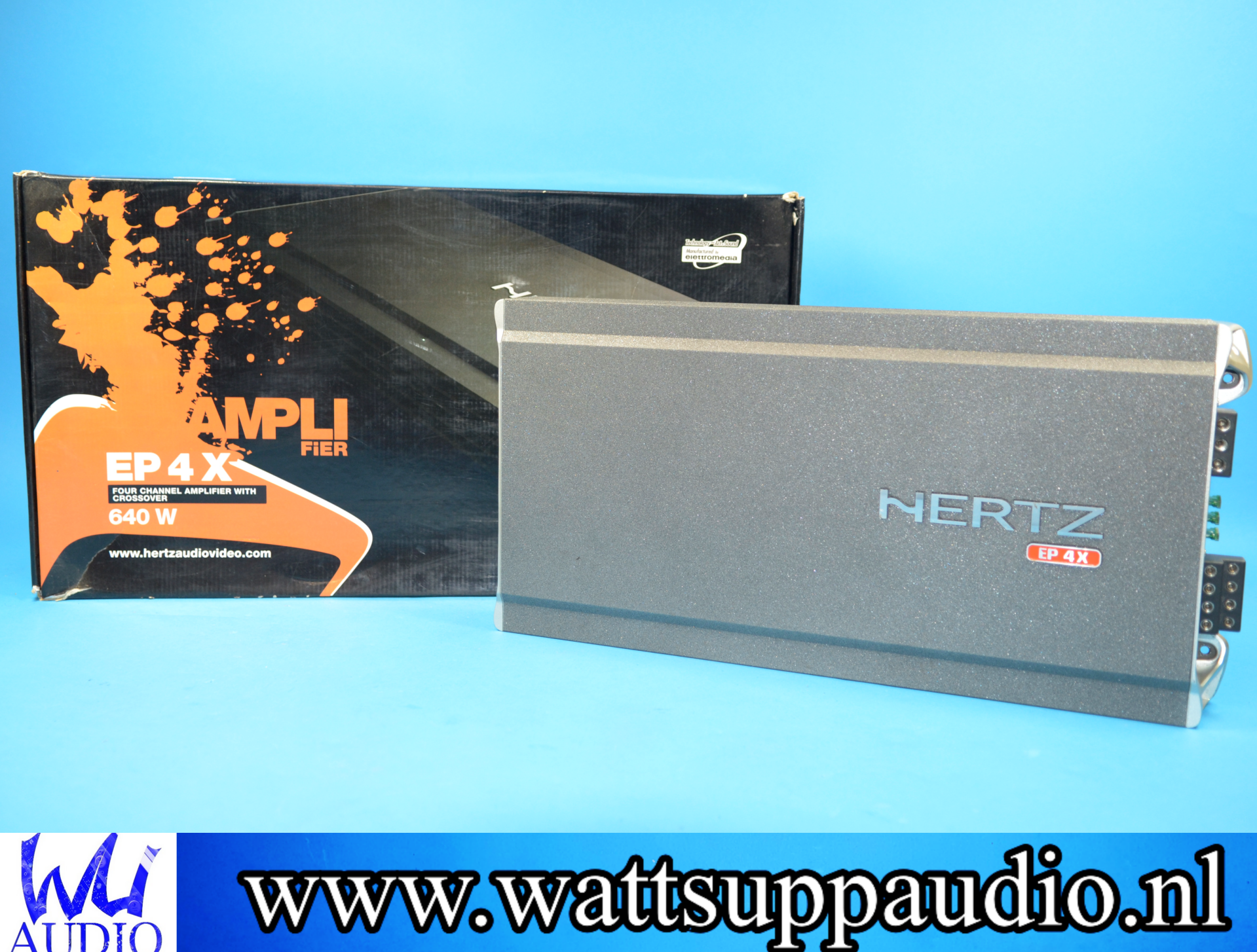 Hertz EP4X 4 channel amplifier