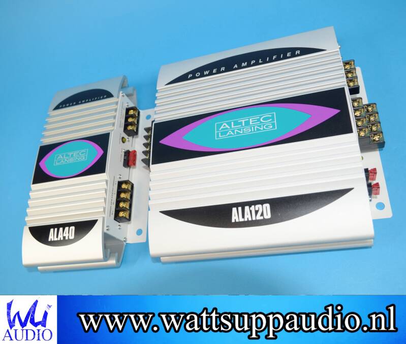 Altec Lansing ALA40 + ALA120 Amplifier set / Package Deal