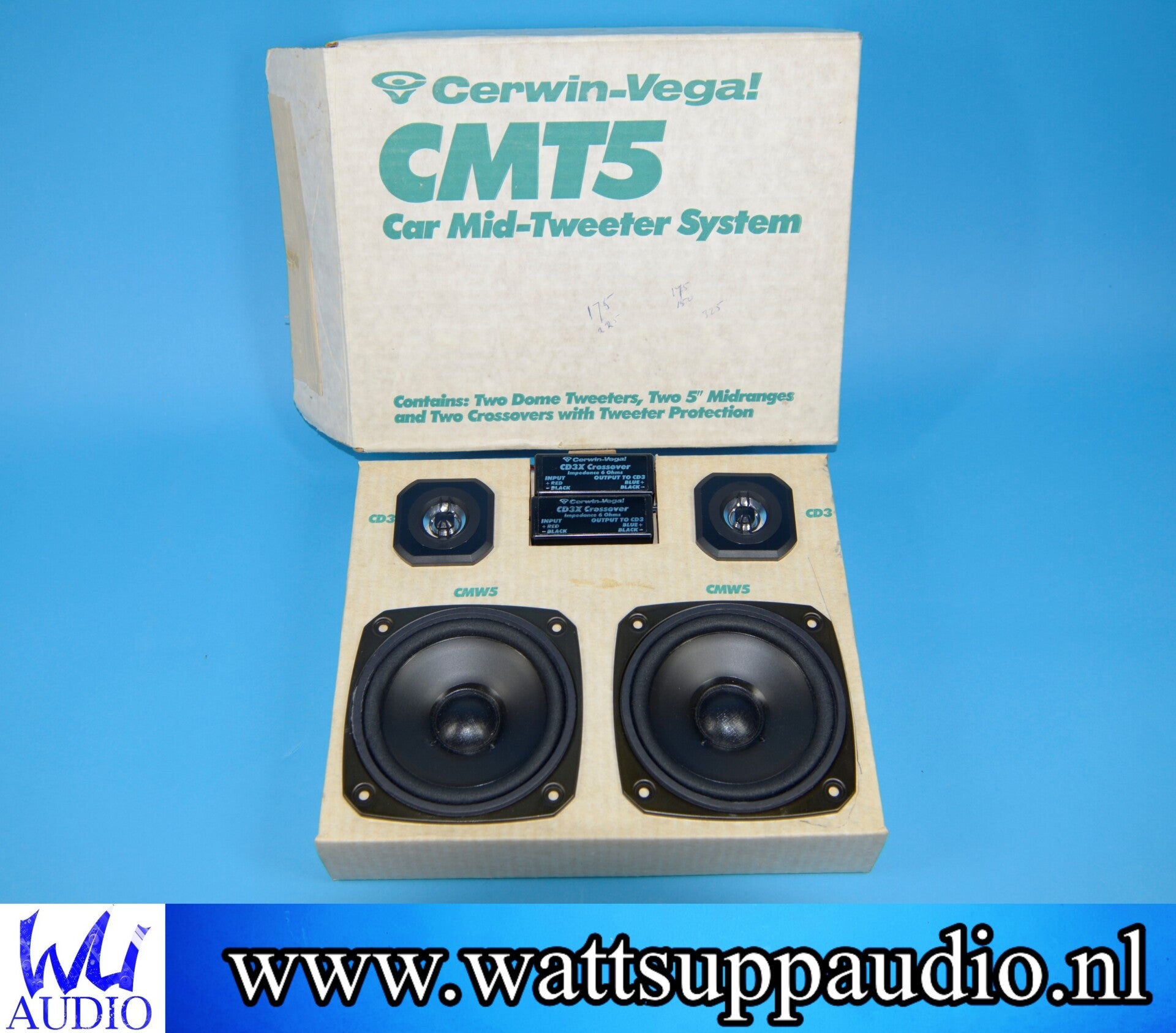 Cerwin Vega CMT5 5'' Component set / speakers