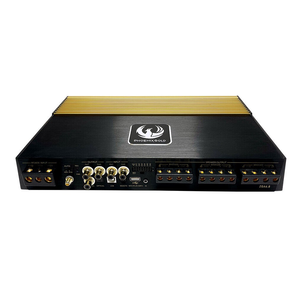 Phoenix Gold ZQA6.8 high end 6 channel amplifier incl 8 ch DSP