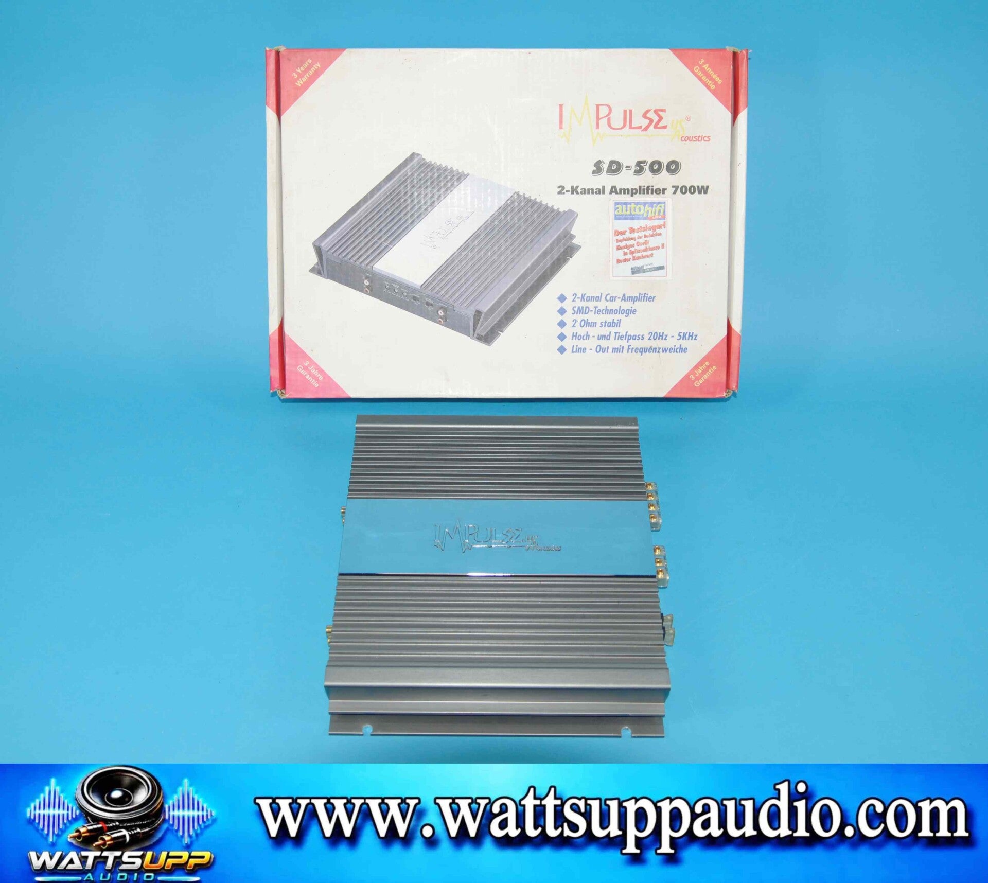 Impulse USAcoustics SD-500 2 channel / mono amplifier