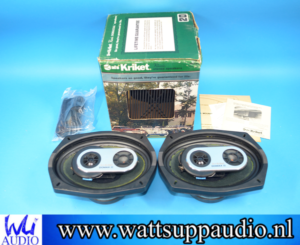 AFS / Kriket 8976 6x9'' 3 way Coaxial speakers