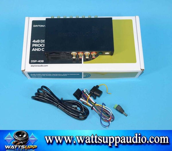 Dayton Audio DSP-408 4x8 DSP Digital Signal Processor DSP