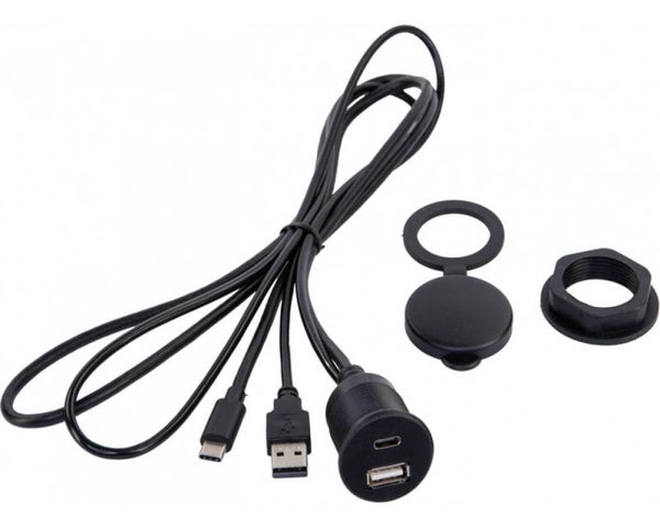 ACV USB panel connection USB-A/USB-C loose