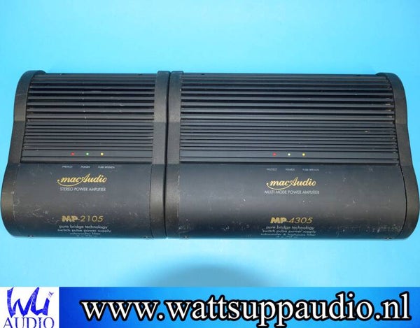 MAC Audio MP-2105 + MP-4305 Amplifier set / Package deal