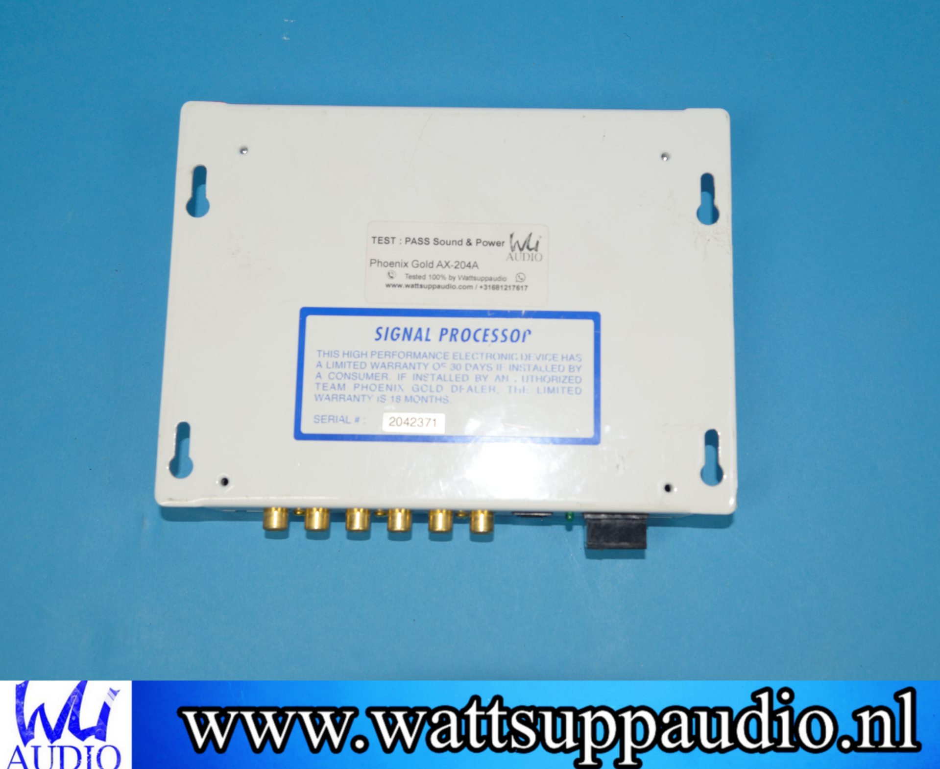 Phoenix Gold AX-204A 2 channel Electronic Crossover | Wattsuppaudio