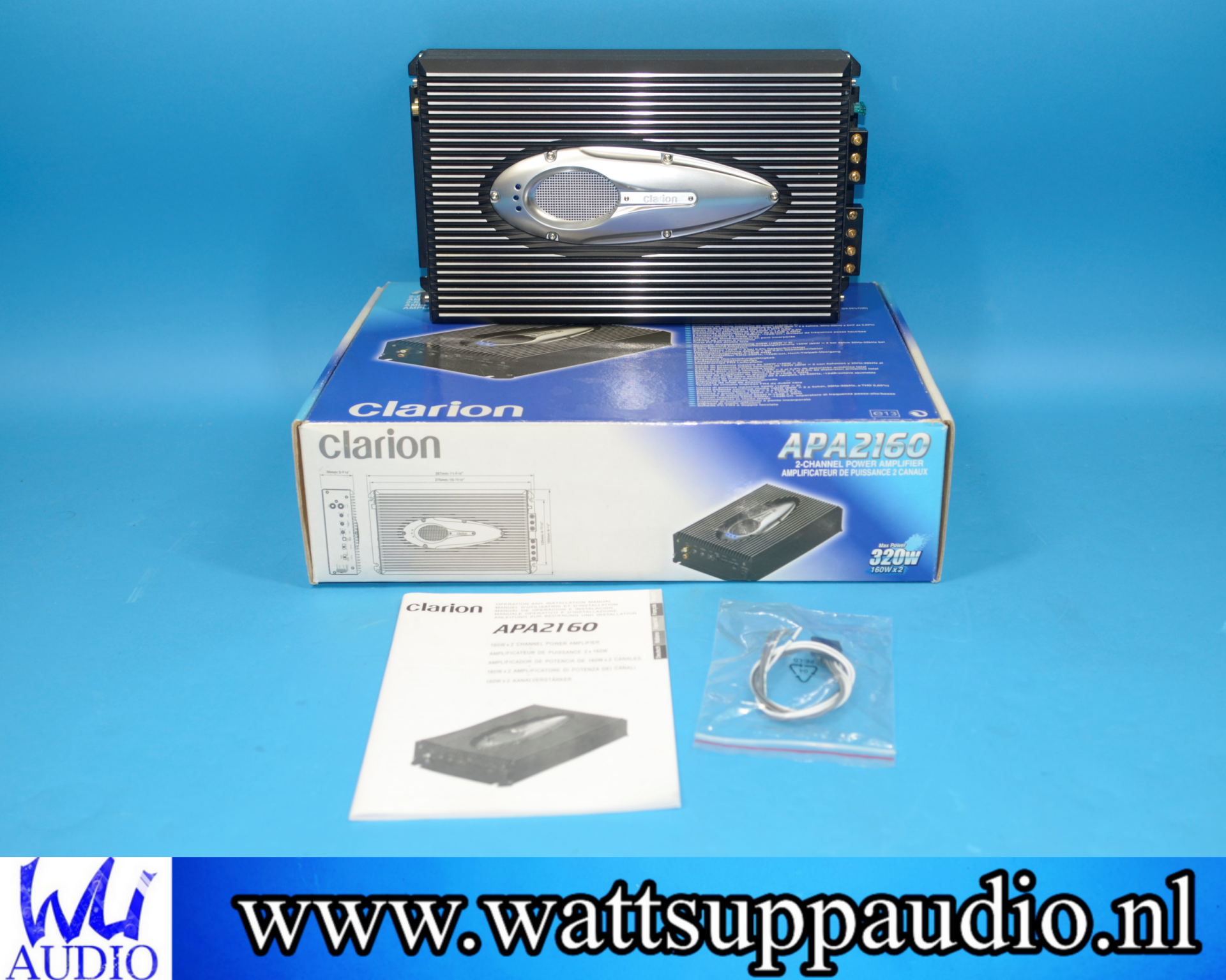 Clarion SWR1043 subwoofer + APA2160 amplifier | Wattsuppaudio