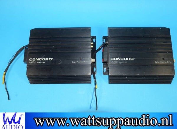 Concord CA50-2 2 channel / mono amplifier Pair / Packagedeal