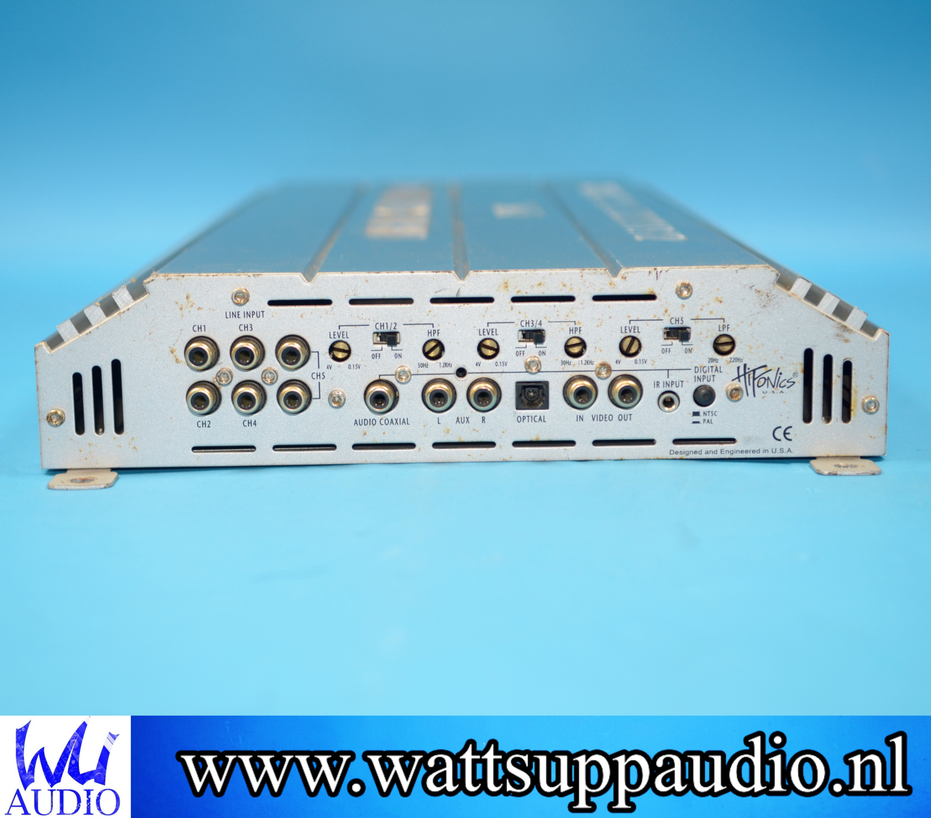 Hifonics ZEUZ ZX5.1 5 channel amplifier | Wattsuppaudio