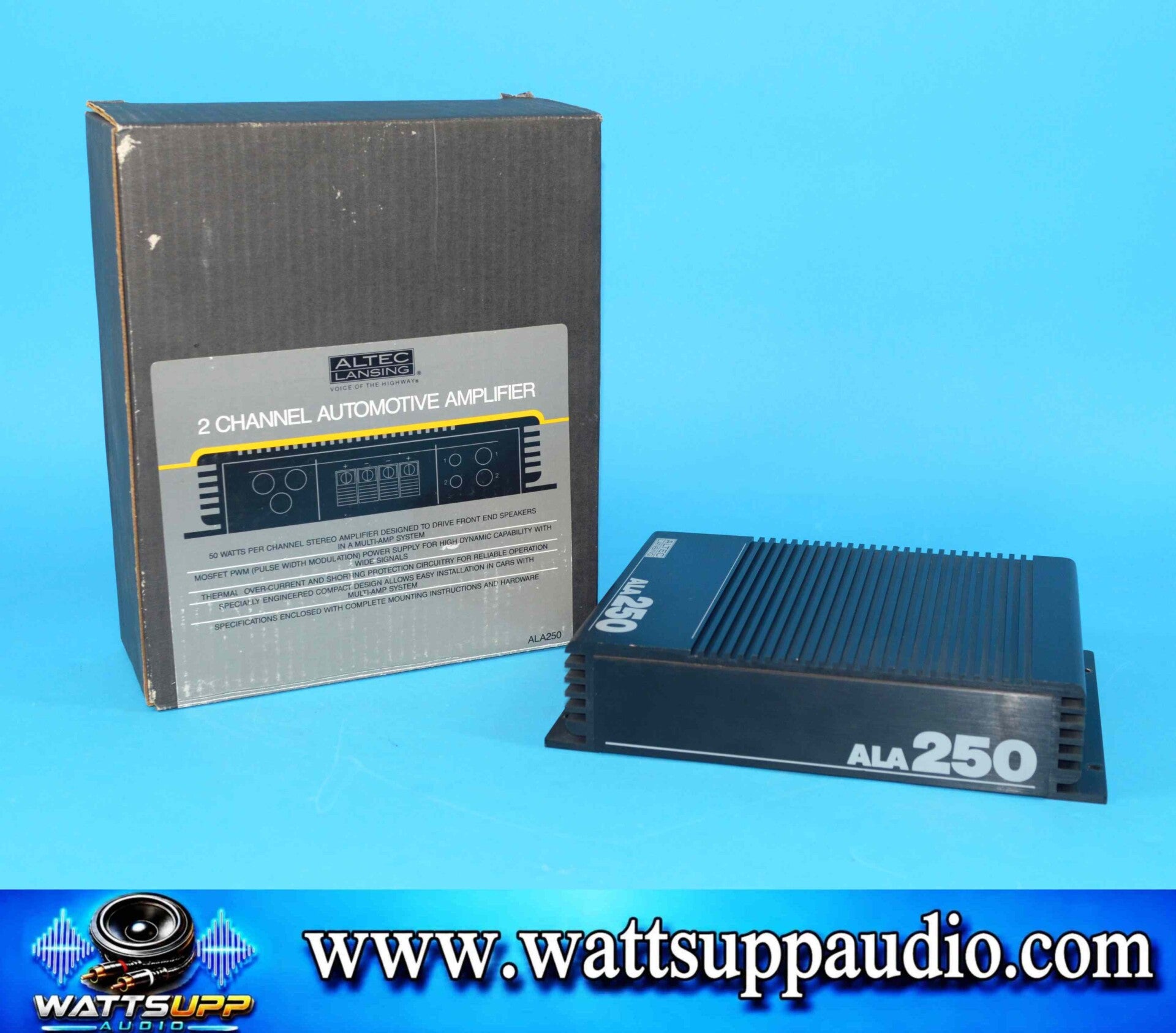 Altec Lansing ALA250 2 channel amplifier