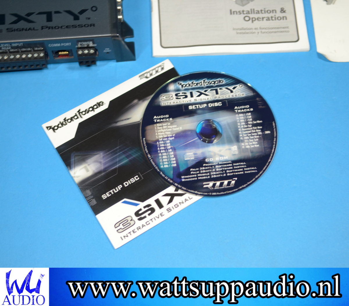 Rockford Fosgate シグナルプロセッサー 3SIXTY.2.