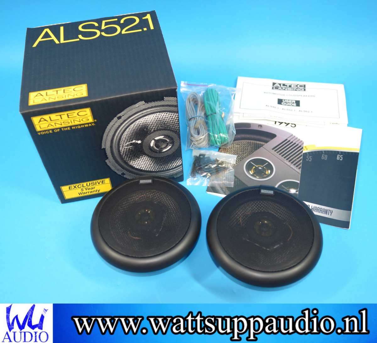 ALTEC LANSING ALS52.1 Coaxial speakers 13cm / 5.25'' | Wattsuppaudio