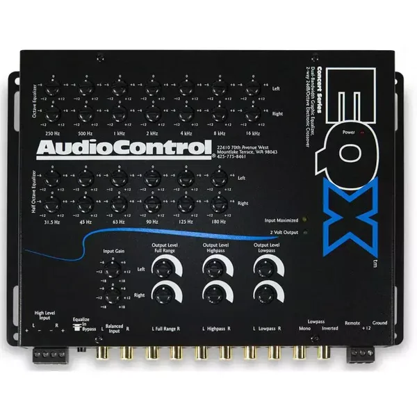 Audiocontrol EQX 2 channel stereo EQ Pre-amp / Equalizer
