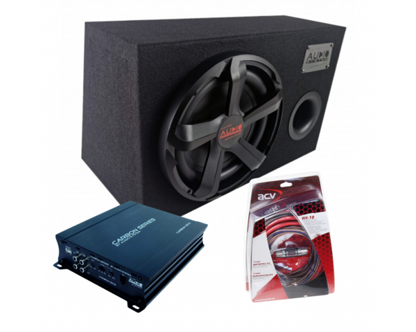 Audio System CARBON 10 SET 1 Subwoofer + amplifier + wireing-kit