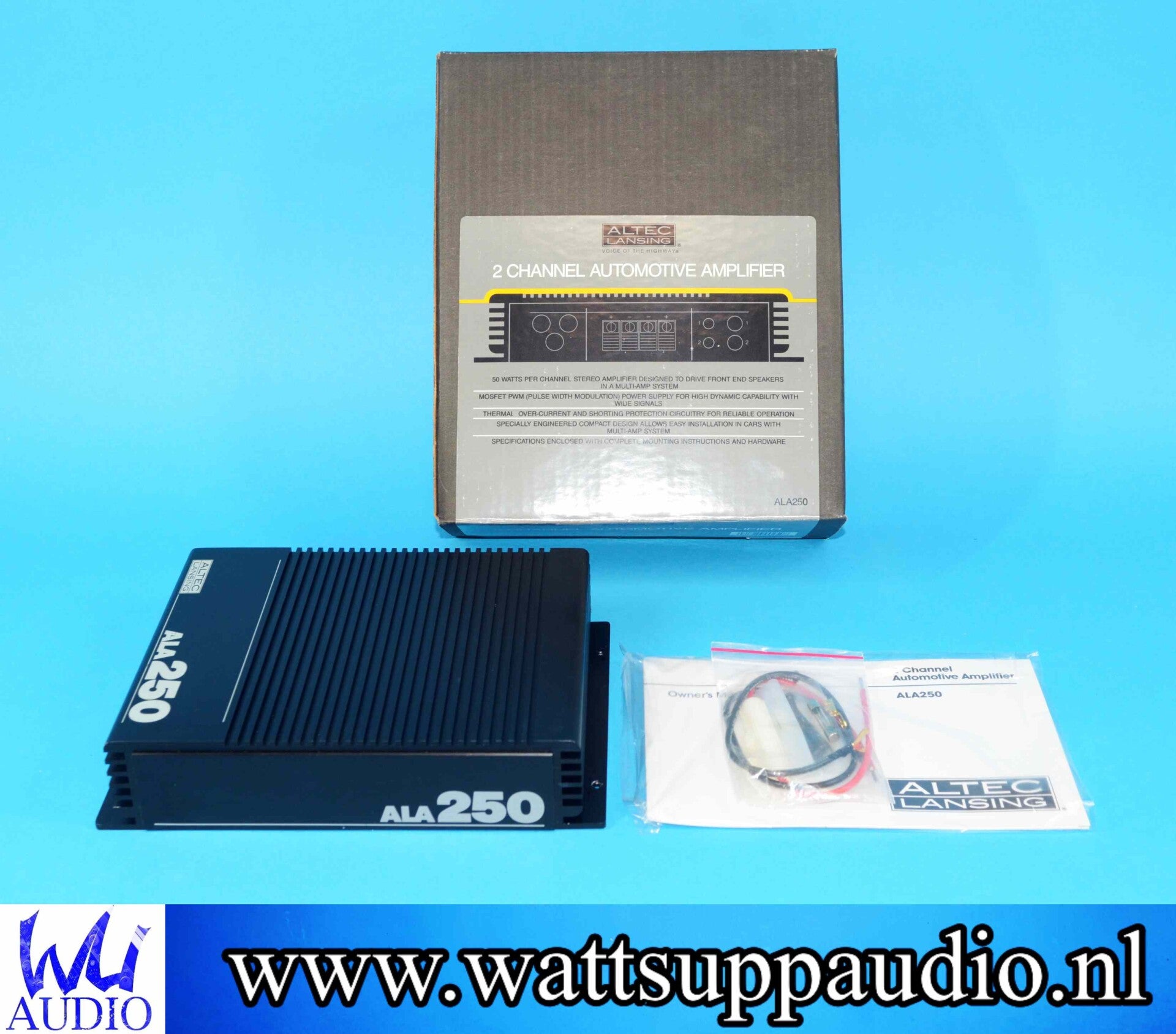 Altec Lansing ALA250 2 channel amplifier