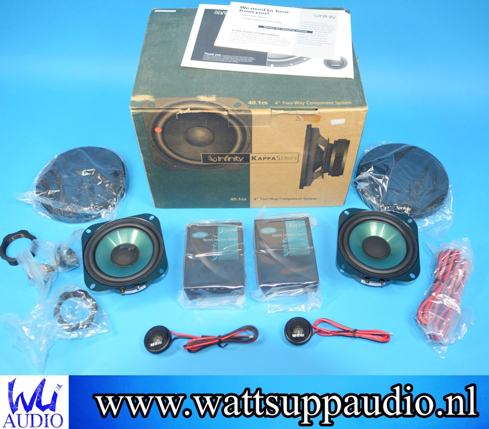 Infinity Kappa 40.1cs 4'' component set ( composet )