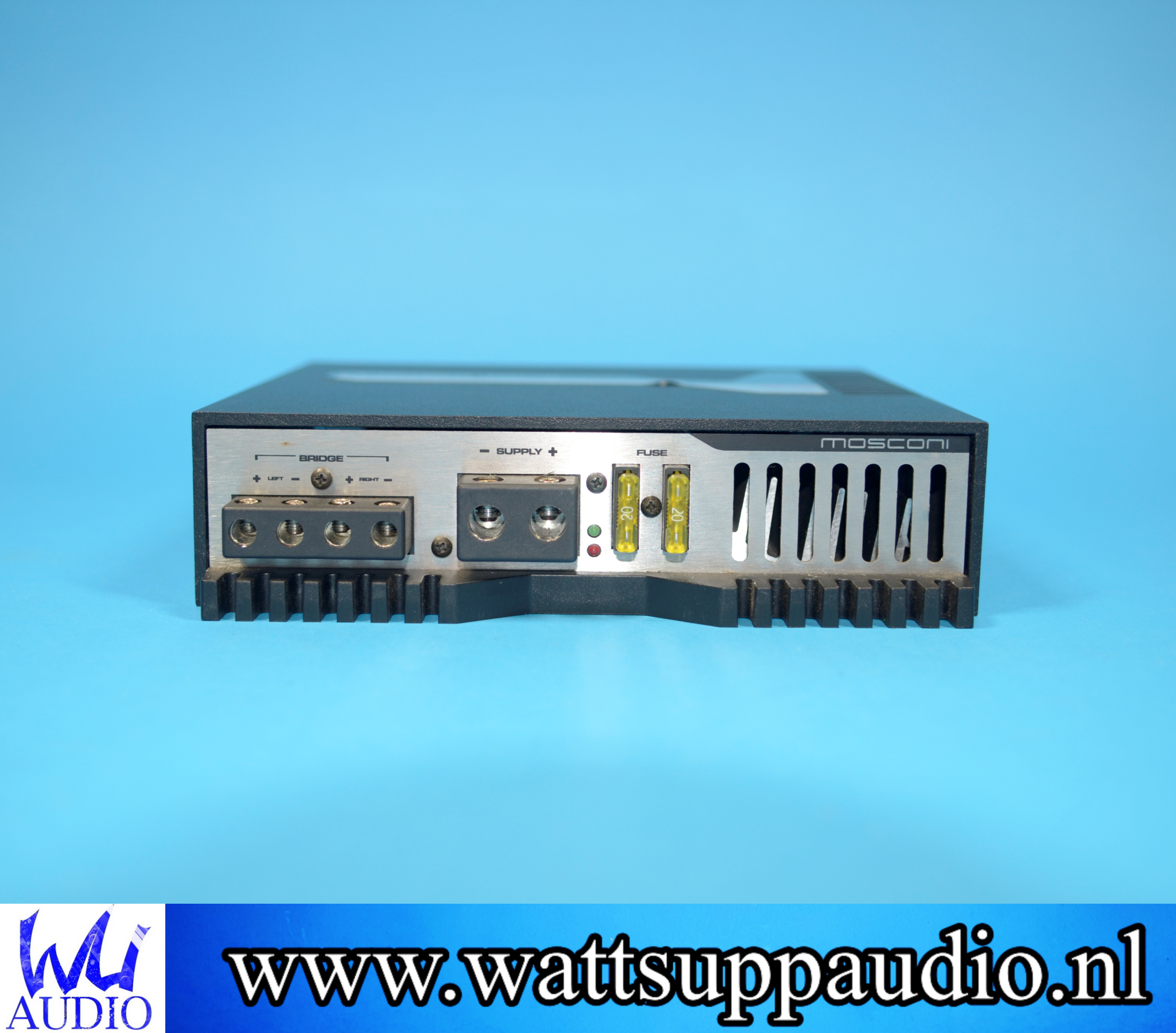 Mosconi ONE 120.2 2 channel / mono amplifier | Wattsuppaudio