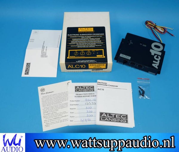Altec Lansing ALC10 Electronic Subwoofer Crossover