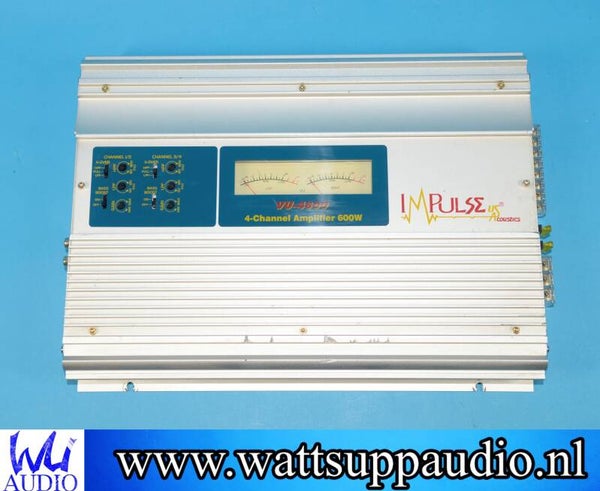 Impulse VU-4600 4 channel amplifier / VU-Meter