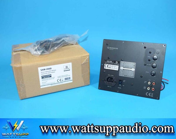 Monacor SAM-200D Subwoofer Plate Amplifier