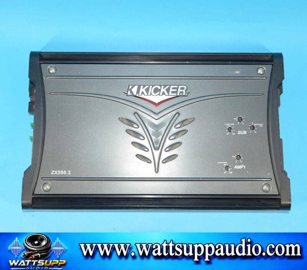 Kicker ZX550.3 3 channel amplifier