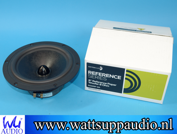 Dayton Audio RS225P-8A 8" Reference Paper Woofer 8 Ohm
