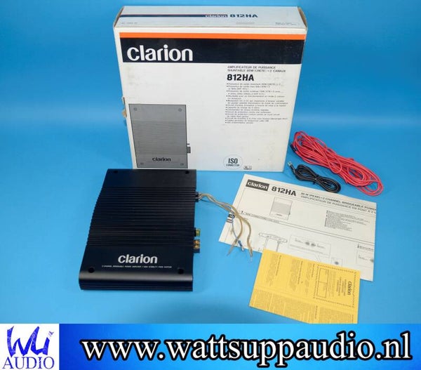Clarion 812HA 2 channel amplifier