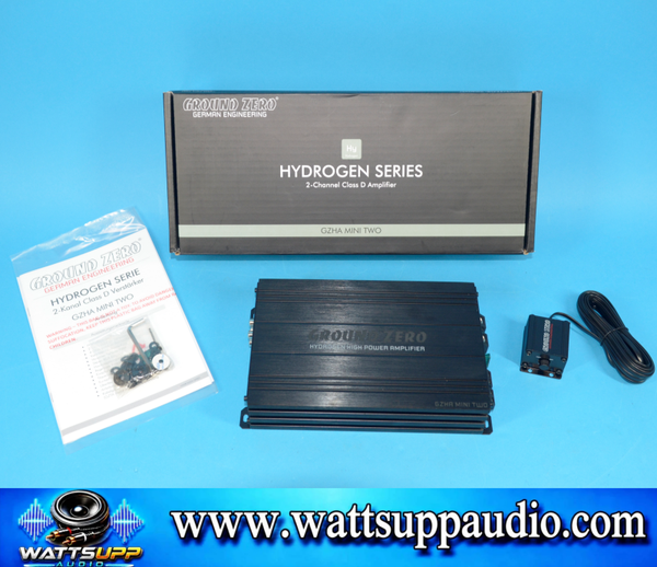 Ground Zero GZHA MINI TWO 2 channel class D compact amplifier