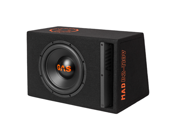 GAS Audio POWER MAD B2-110V 10 inch ported subwoofer