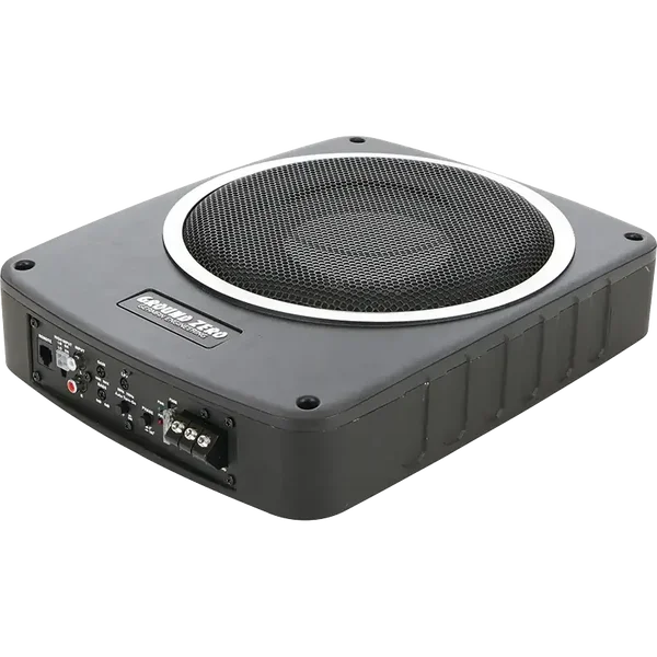 Ground Zero GZCS SW-1000A  25 cm / 10″ high quality flat active subwoofer