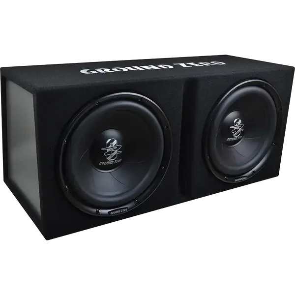 Ground Zero GZIB 2.30BR 2x 30 cm / 12″ vented subwoofer loaded enclosure