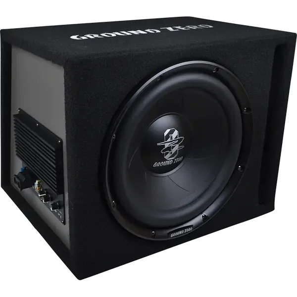 Ground Zero GZIB 30BR-ACT 30 cm / 12″ vented subwoofer loaded active enclosure