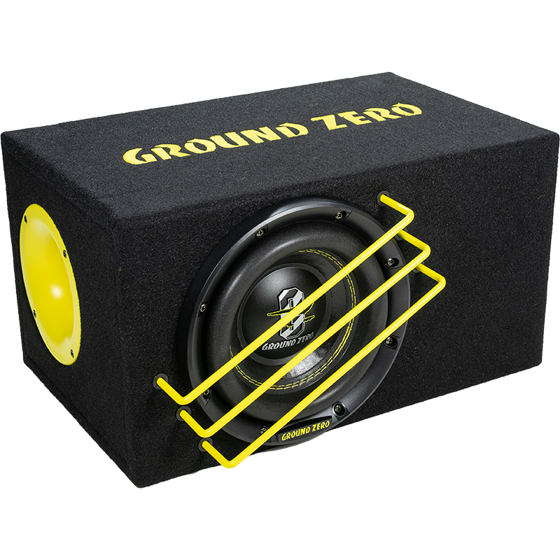 Ground Zero GZRB 20SPL-ACT 20 cm / 8″ Active vented SPL subwoofer enclosure