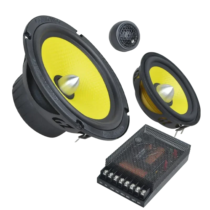 Ground Zero GZTC 165.3X-II 165 mm / 6.5″ 3-way component set