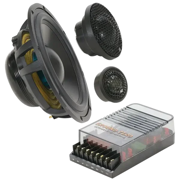 Ground Zero GZUC 165.3SQ 165 mm / 6.5″ 3-way SQ component loudspeaker system