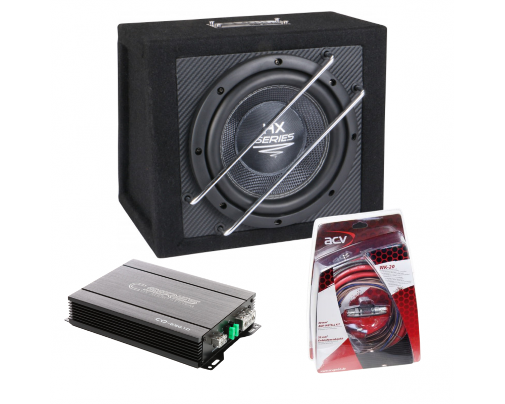 Audio System HX08 SET 1  Subwoofer + amplifier + wireing-kit